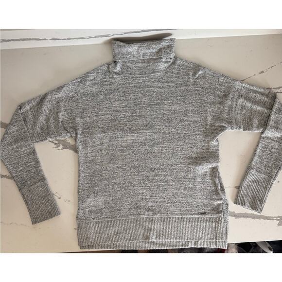 Abercrombie & Fitch Cozy AF Turtleneck Sweater Gray Women's Fitted Size XS‎ - Picture 11 of 11